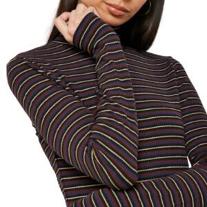 𝅺nwt TOPSHOP Ribbed Mockneck Sweater